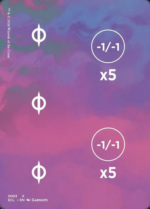 L'Era della Rovina Punch Card Card Back