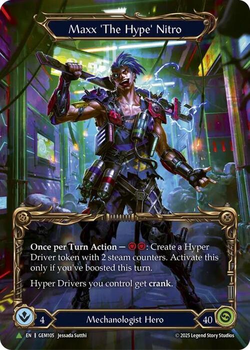 Maxx 'The Hype' Nitro CF Marvel 英語 Maxx 'The Hype' Nitro GEM Pack | Flesh and Blood | CardTrader