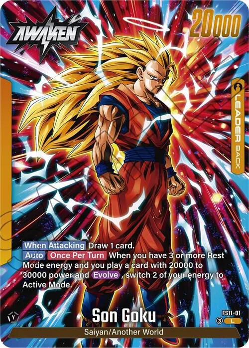 Son Goku Card Back