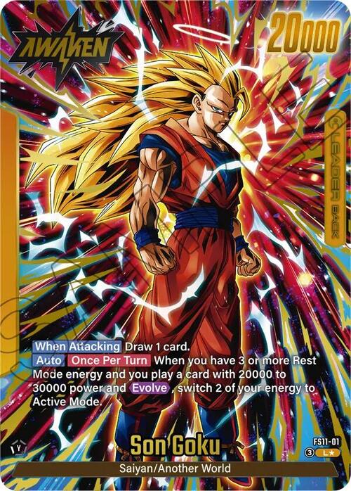Son Goku Card Back