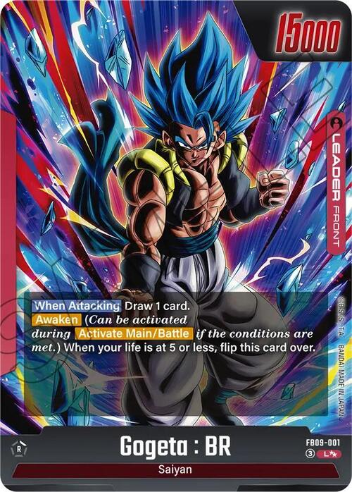 Gogeta : BR Card Back
