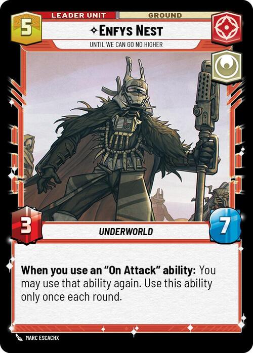 Enfys Nest, Hasta que no podamos subir más Parte Posterior