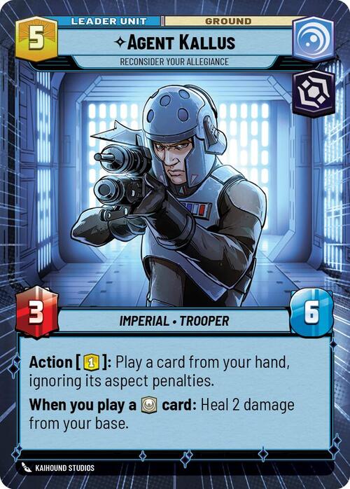 Agent Kallus - Reconsider Your Allegiance Card Back