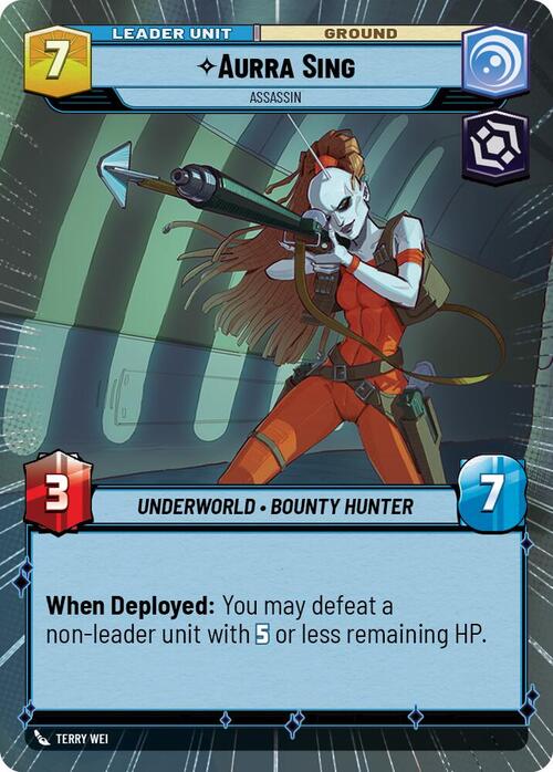Aurra Sing - Assassin Card Back