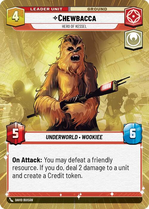 Chewbacca - Hero of Kessel Card Back