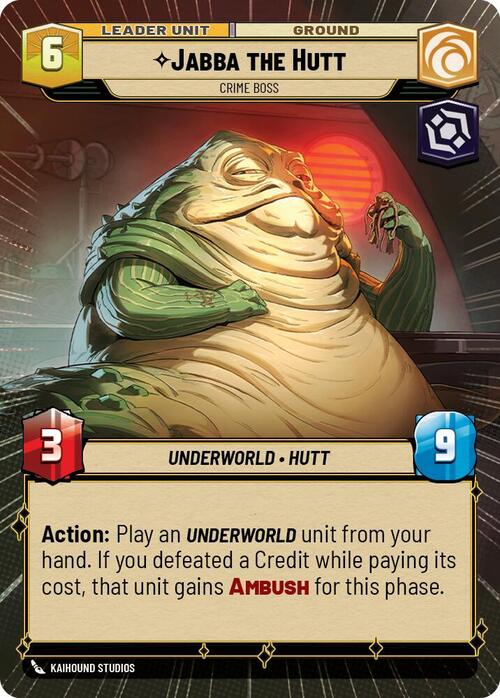 Jabba the Hutt - Crime Boss Card Back
