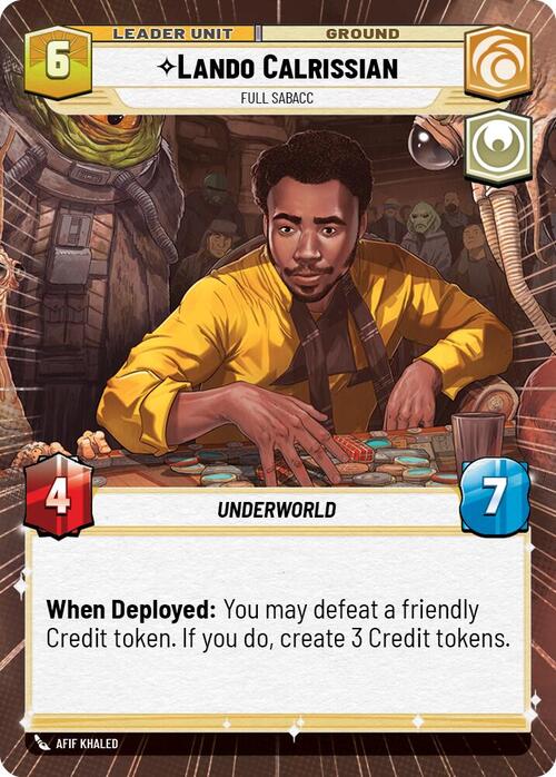 Lando Calrissian - Full Sabacc Card Back