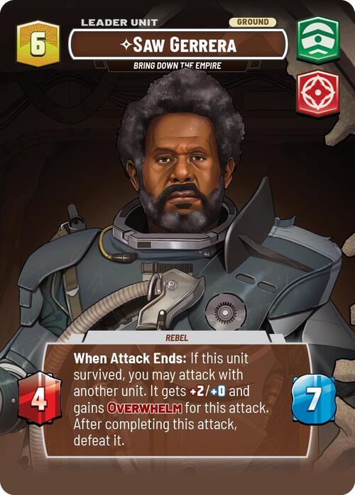 Saw Gerrera, Hay que acabar con el Imperio Parte Posterior