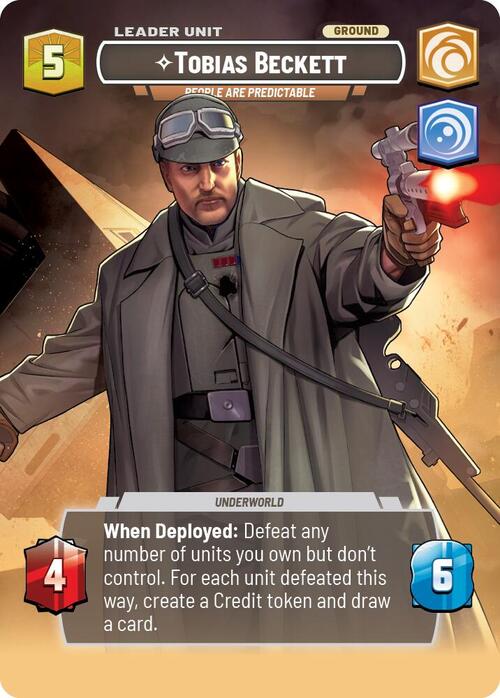 Tobias Beckett, La gente es previsible Parte Posterior