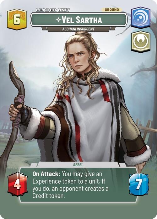 Vel Sartha, Rivoluzionaria Di Aldhani Card Back