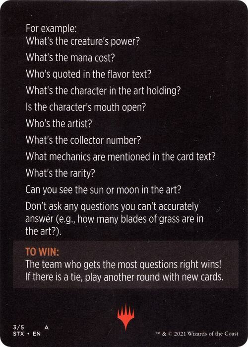 Magic Minigame: Careful Study Parte Posterior