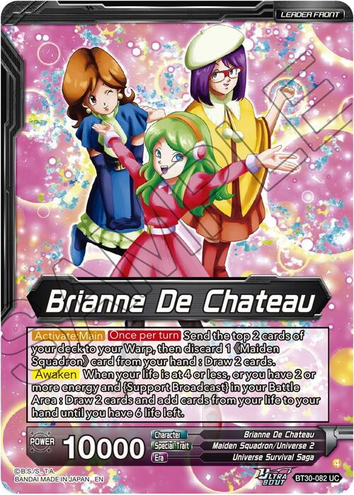 Brianna De Chateau // The 2nd Universes Witchy Warriors Card Back
