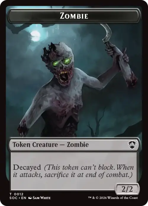Snake / Zombie Card Back