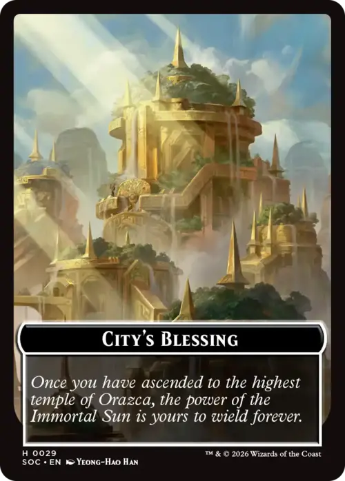Food // City's Blessing Card Back