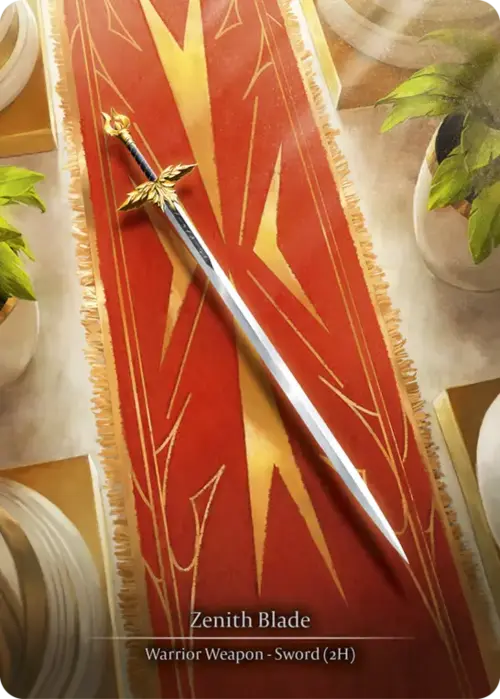 Zenith Blade Card Back