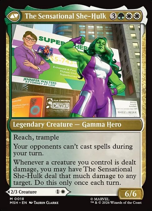 Jennifer Walters // The Sensational She-Hulk Card Back