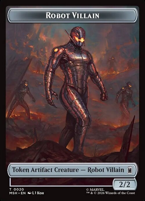 Hero // Robot Villain Parte Posterior