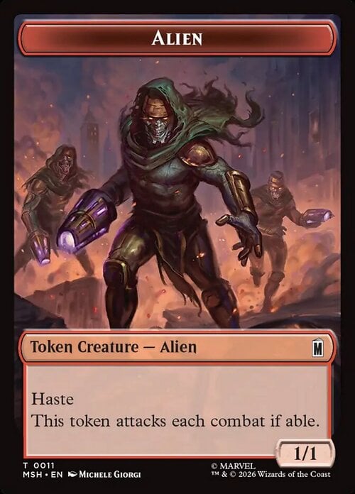 Wall // Alien Card Back