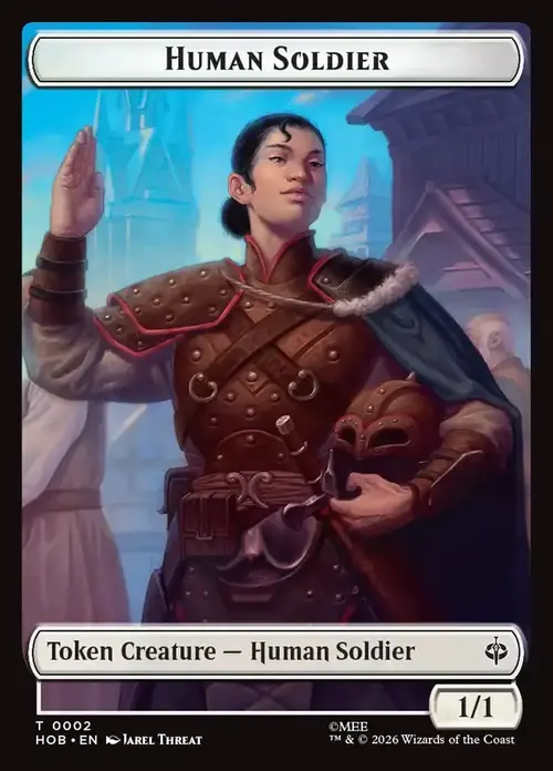 Dwarf // Human Soldier Card Back