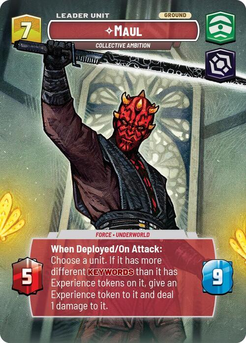 Maul - Collective Ambition Card Back