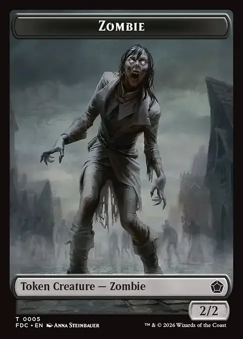 Zombie // Zombie Knight Card Back