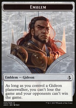 Zombie // Gideon of the Trials Emblem Card Back