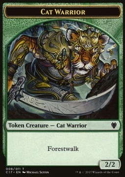 Cat // Cat Warrior Card Back