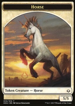 Adorned Pouncer / Horse Card Back