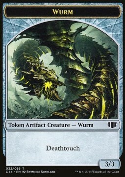 Goat // Wurm (deathtouch) Card Back