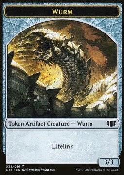 Goat // Wurm (lifelink) Card Back