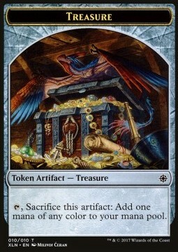 Saproling // Treasure Card Back
