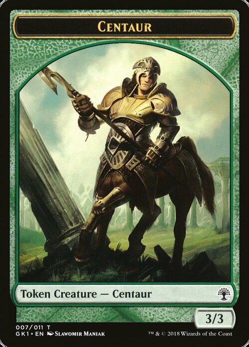Elemental // Centaur Card Back