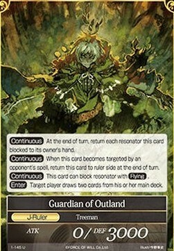 Guardian of Outland // Guardian of Outland Card Back