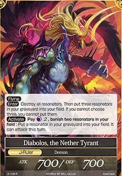 Sariel, the Lord of the End // Diabolos, the Nether Tyrant Card Back