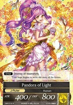 Pandora, Girl of the Box // Pandora of Light Card Back