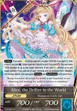 Alice in Wonderland // Alice, the Drifter in the World Parte Posterior