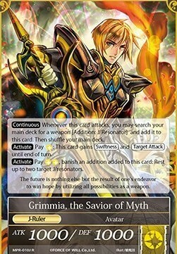 Pandora, the Weaver of Myth // Grimmia, the Savior of Myth Card Back