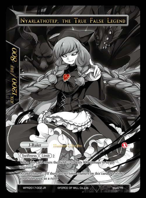 Lunya, the Wolf Girl // Nyarlathotep, the True False Legend Card Back