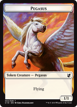 Human // Pegasus Card Back