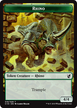 Egg // Rhino Card Back