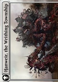 Hanweir Battlements // Hanweir, the Writhing Township Card Back