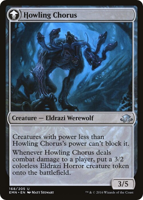 Shrill Howler // Howling Chorus Card Back