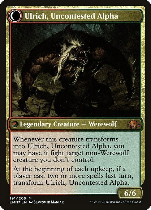 Ulrich of the Krallenhorde // Ulrich, Uncontested Alpha Card Back