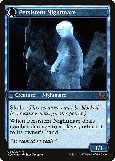 Startled Awake // Persistent Nightmare Card Back