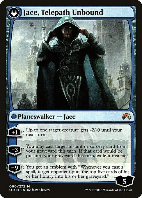 Jace, Prodigio di Vryn // Jace, Telepate Libero da Vincoli Card Back