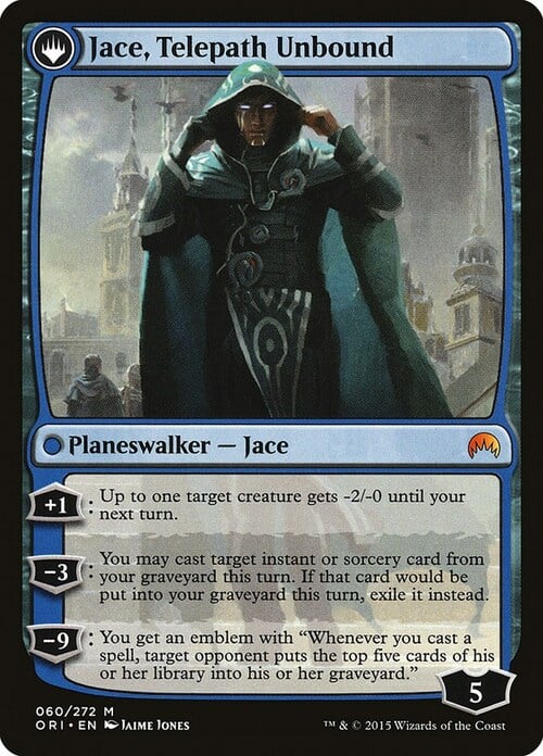 Jace, Vryn's Prodigy // Jace, Telepath Unbound Card Back