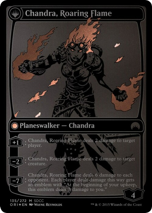 Chandra, Fire of Kaladesh // Chandra, Roaring Flame Card Back