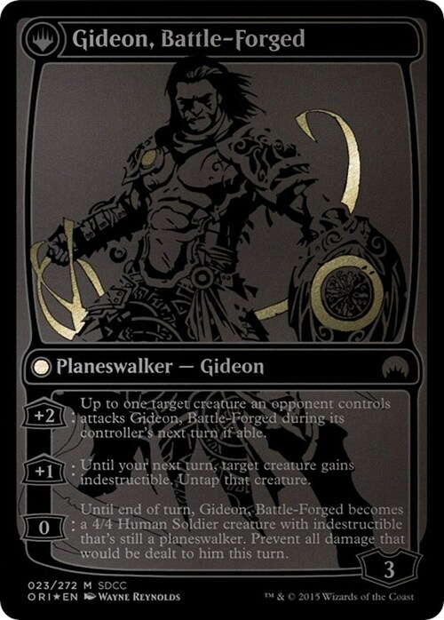 Kytheon, Eroe di Akros // Gideon, Forgiato dalla Battaglia Card Back