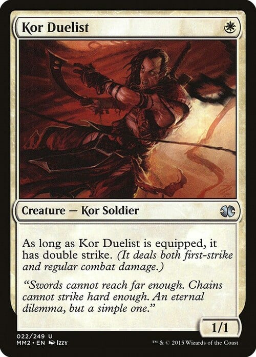 Kor Duelist Card Front