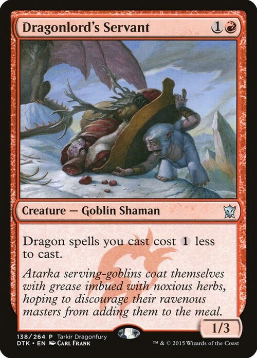 Dragonlord's Servant Card Front